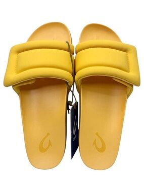 Olukai Sunbeam Slide Solar Glow Comfort Beach Sandals Women's Size 7 NWT